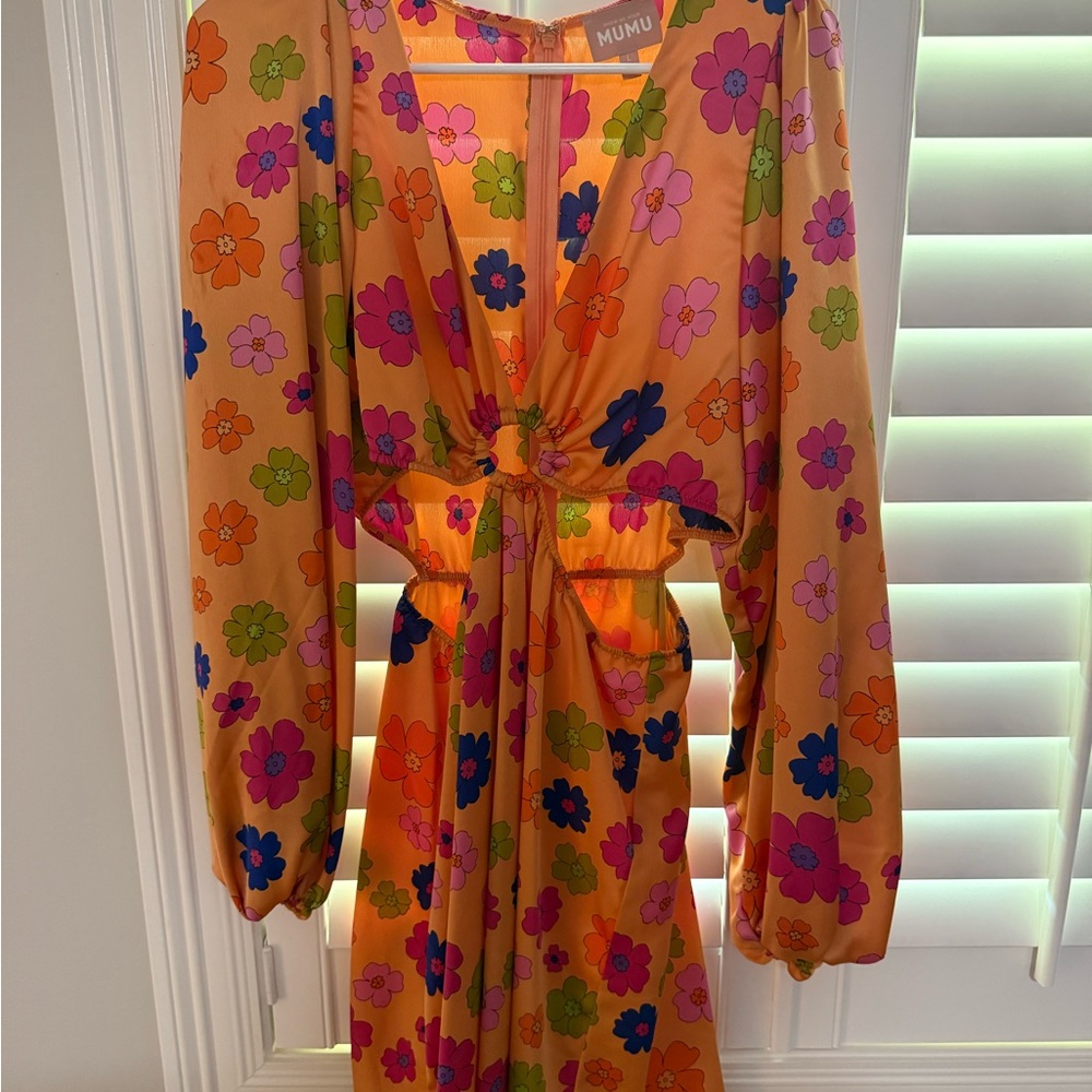 Show Me Your MuMu Vibrant Floral Mini Dress